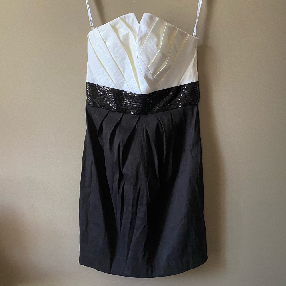 Calvin Klein strapless dress